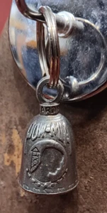 Motorcycle Guardian Bell Keychain- POW/MIA Biker Bell - Picture 1 of 3