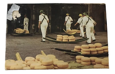 Vintage TUCO Miniature Interlocking Puzzle ALKMAAR CHEESEMARKET HOLLAND 88 pcs - Image 1 of 4