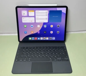 Apple iPad Pro 12.9" 5th Gen 128GB WIFI only w Magic keyboard & pencil 100% batt - Picture 1 of 14