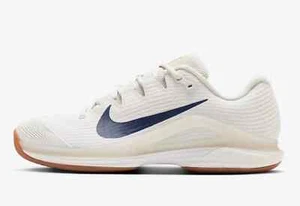 Size 9.5 Nike Zoom Vapor 12 HC Mens Summit White Binary Blue FV5552-100 NEW - Picture 1 of 8