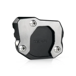 Motorrad Zubehör Seitenständer Vergrößern Für BMW F700GS 2012-2021 Schwarz Neu - Picture 1 of 11