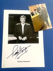 THOMAS HAMPSON baritone In-person signed autograph 8x12 photo proof - Picture 1 of 1