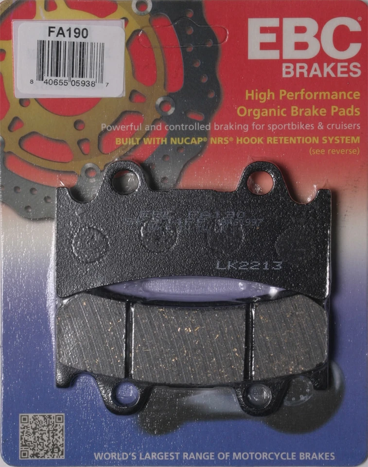 EBC Front Brake Pads for 1993-96 YZF750 RR SP 94-97 Daytona Super III FA190 Foto 1 de 1