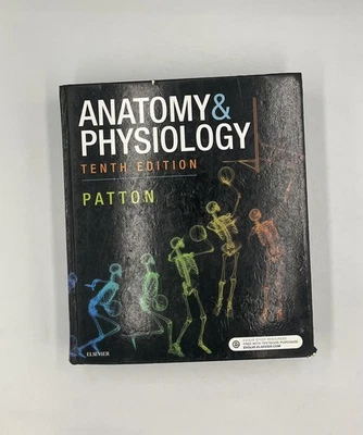 Anatomy & Physiology Tenth Edition by Patton Hardcover Textbook Elsevier A&P - Image 1 of 4
