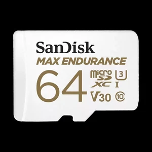 Sandisk Max Endurance 64Gb Class 10 Uhs-I U3 V30 Microsdxc Memory Card And Adapt - Picture 1 of 1