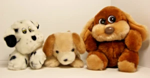 " Circus Circus Plush Dog Toys (Set of 3) - Made in Korea - Surface Washable" - Foto 1 di 21