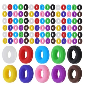 100 Pairs Silicone Ear Grips for Eyeglasses Slip Retainers for Comfort Fit - Picture 1 of 20