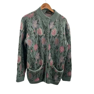 Creazione Mariorita-Ana Capri Italian Vintage Mohair Blend Long Cardigan Grandma - Picture 1 of 11