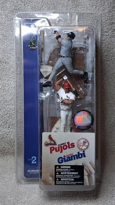 NEW 2004 JASON GIAMBI & ALBERT PUJOLS Two Pack of McFarlane 3 Inch Figures - Image 1 of 4