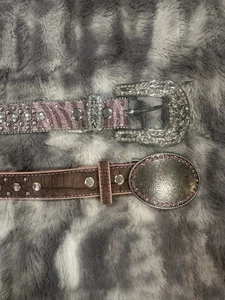 (2) Toddler Western Rhinestone Sparkle Belts Both Size Small “Beautiful”!!! - Picture 1 of 7
