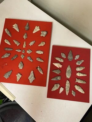 Auténticos artefactos de punta de flecha india Sc Dug Foto 1 de 4