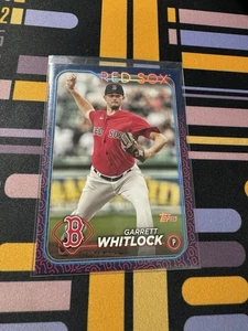 2024 Topps Serie 2 #477 Garrett Whitlock Team Border Boston Red Sox Sp - Imagen 1 de 2
