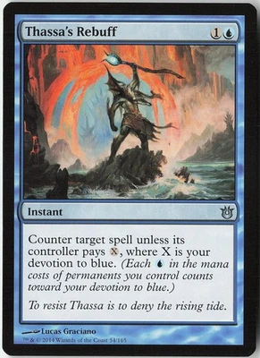 Thassa's Rebuff Uncommon Born of the Gods NM/LP MTG - Image 1 of 2