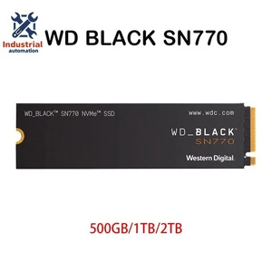 Original Western Digital WD BLACK SN770 500GB 1TB 2TB M.2 2280 PCIe Gen4 SSD - Picture 1 of 10
