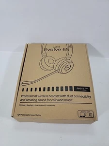 Jabra Evolve 65 MS Stereofoniczny bezprzewodowy zestaw słuchawkowy (6599-823-309) - otwarty box - Zdjęcie 1 z 6
