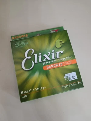 Elixir MANDOLIN String Set Nanoweb Light 10-34  - Image 1 of 2