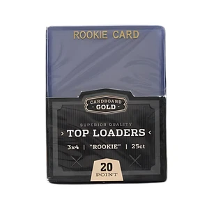 25 Rookie Gold CBG NEXT GENERATION PREMIUM Card Sized Toploaders - Picture 1 of 6