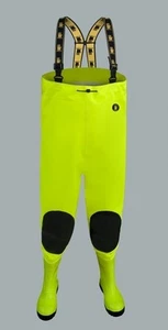 Wathose  LYON  in leuchtgelb  - für Baustelle oder Party viele Größen - Bild 1 von 5