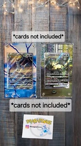 Pokemon Glaceon & Leafeon Vstar GG40 & GG35 Crown Zenith Custom Display Case Sla - Picture 1 of 6