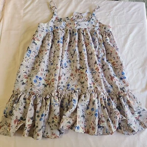 Easel Anthropologie Cottagecore Calico Floral Ruffle Speghetti Strap Tank Top - Picture 1 of 10