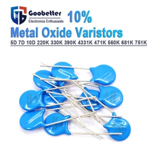 Varistore ossido di metallo 5D/7D/10D MOV valori di gamma 220/330/390/471/560/681/751K - Foto 1 di 32