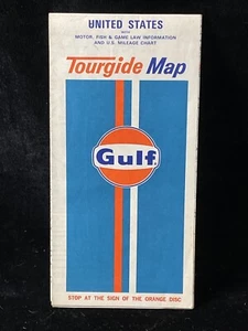 Vintage United States tour guide Road Map template #14 - Imagen 1 de 10
