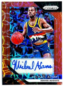 2018-19 Panini Prizm Baloncesto #S-MAD Michael Adams Mira Roja Autógrafo - Imagen 1 de 2