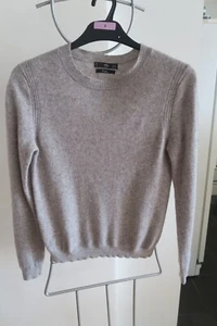 Pull gris col rond , manches longues, Mango, t: S. 100% cachemire. - Imagen 1 de 12