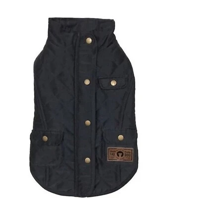 fabdog - Abrigo de granero acolchado negro - 12 Foto 1 de 4