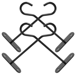 Wall-mounted Plant Stand Flower Pot Hangers for Plants Hanging Basket Hooks - Picture 1 of 12