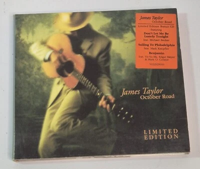 James Taylor October Road CD 2-Disc Set 2002 Limited Edition Signed 5032929000 - Image 1 of 4