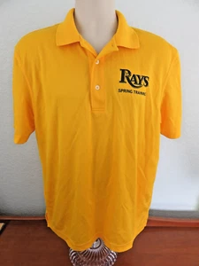 Tampa Bay Devil Rays Herren gelb Frühling Training Kurzarm Poloshirt Medium - Bild 1 von 7