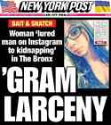 NEW YORK POST NEWSPAPER GRAM LARCENY   MIRACLE MET     3/15/22