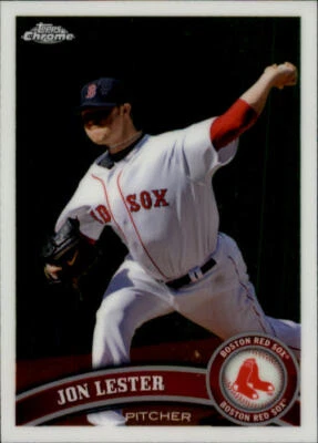 2011 Topps Chrome #55 Jon Lester - NM-MT - Image 1 of 2