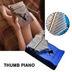 17 Key Thumb Piano Finger Mbira Mahogany Wood Keyboard Music Instruments H9s9