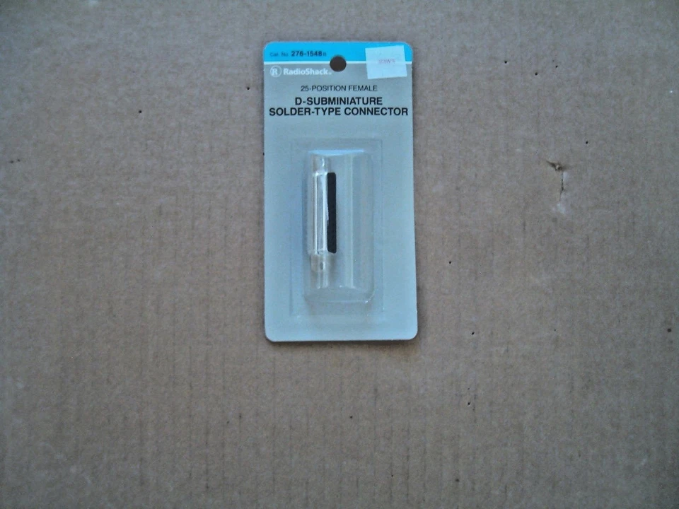RadioShack 276-1548B 25-Position Female D-Subminiature Solder-Type Connector - Image 1 of 1