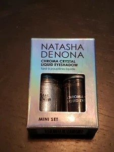 NATASHA DENONA Chroma Crystal Liquid Eyeshadow Mini Set I’m Disco And Space - Picture 1 of 6