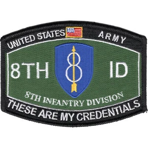 Mütze Aufnäher 8th Infantry Division - Bild 1 von 6