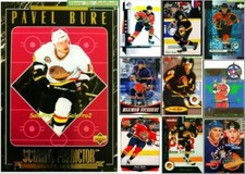 100++ PAVEL BURE SINGLES INSERT PROMO GAME JERSEY LIMITED HOLO LOT . U PICK LIST