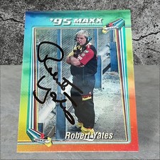 Robert Yates 1995 Maxx Texaco star Winston Cup NASCAR VINTAGE autographed card
