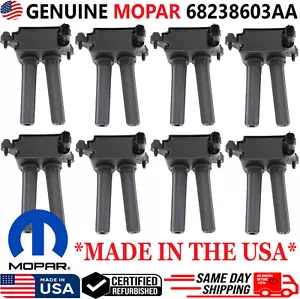 GENUINE Mopar Ignition Coils For 2005-2020 Dodge Chrysler Jeep RAM V8 68238603AA - Picture 1 of 4
