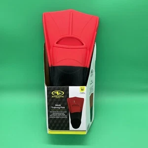 Athletics Works Adult Training Fins SIZE MEDIUM Men/women Diving/Swimming,RED - Picture 1 of 4