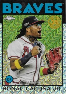 2021 Topps Update RONALD ACUNA JR. Silver Pack 1986 Chrome - BRAVES - #86C-35 - Bild 1 von 1