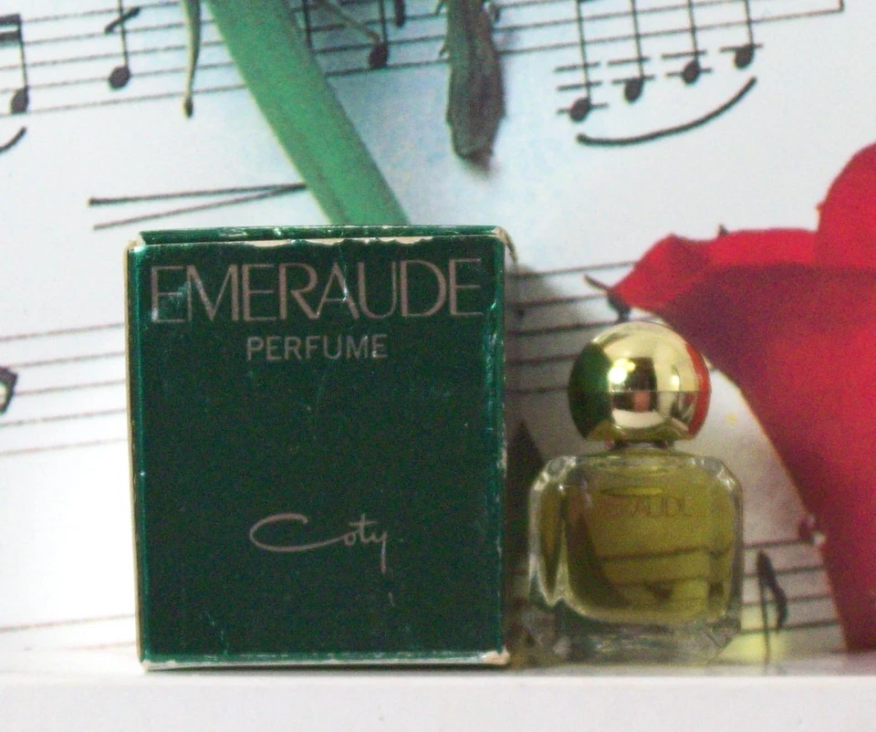 Emeraude Perfume Splash Micro Mini 0,125 OZ Por Coty. Vintage. Foto 1 de 1