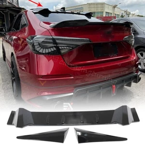 Alerón techo ventana trasera negro brillante para Honda Civic 11º sedán 2022-2024 - Imagen 1 de 17