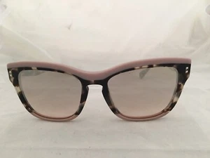 Valentino VA 4036 5094/8Z Cat Eye Havana Pink Mirrored Sunglasses 54*18*140 - Picture 1 of 10