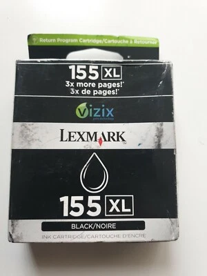 LEXMARK 155XL Genuine Black Ink Cartridge - Original Lexmark 155XL! - Image 1 of 4