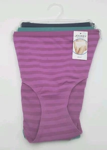 Paquete de 3 calzoncillos Jockey mate y brillo talla 5 microfibra elásticos y sin costuras nuevos - Imagen 1 de 6