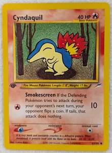 2000 Cyndaquil #61 Neo Destiny Regular Pokemon Card Common 1st Edition - Picture 1 of 10