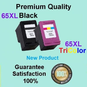 2 x 65XL 65 XL Black & Color Compatible for HP DESKJET 2620 2621 2623 2624 3720 - Picture 1 of 1